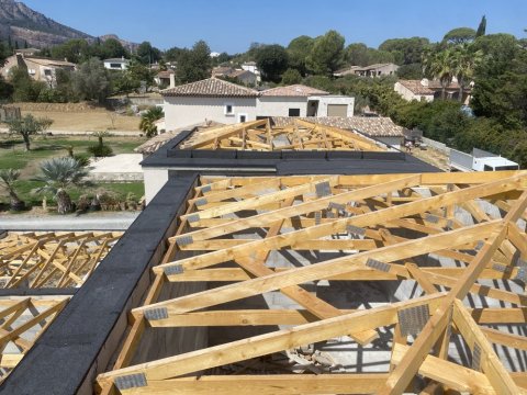 Création d'une étanchéité sur casquette vers PUGET SUR ARGENS