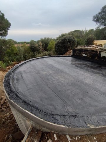 Création d'une étanchéité sur terrasse accessible et murs enterrés vers SAINTE MAXIME