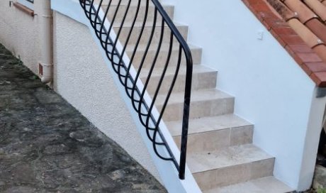 Création d'une étanchéité d'un escalier vers Saint AYGULF